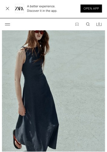 Linen open back midi - open,
